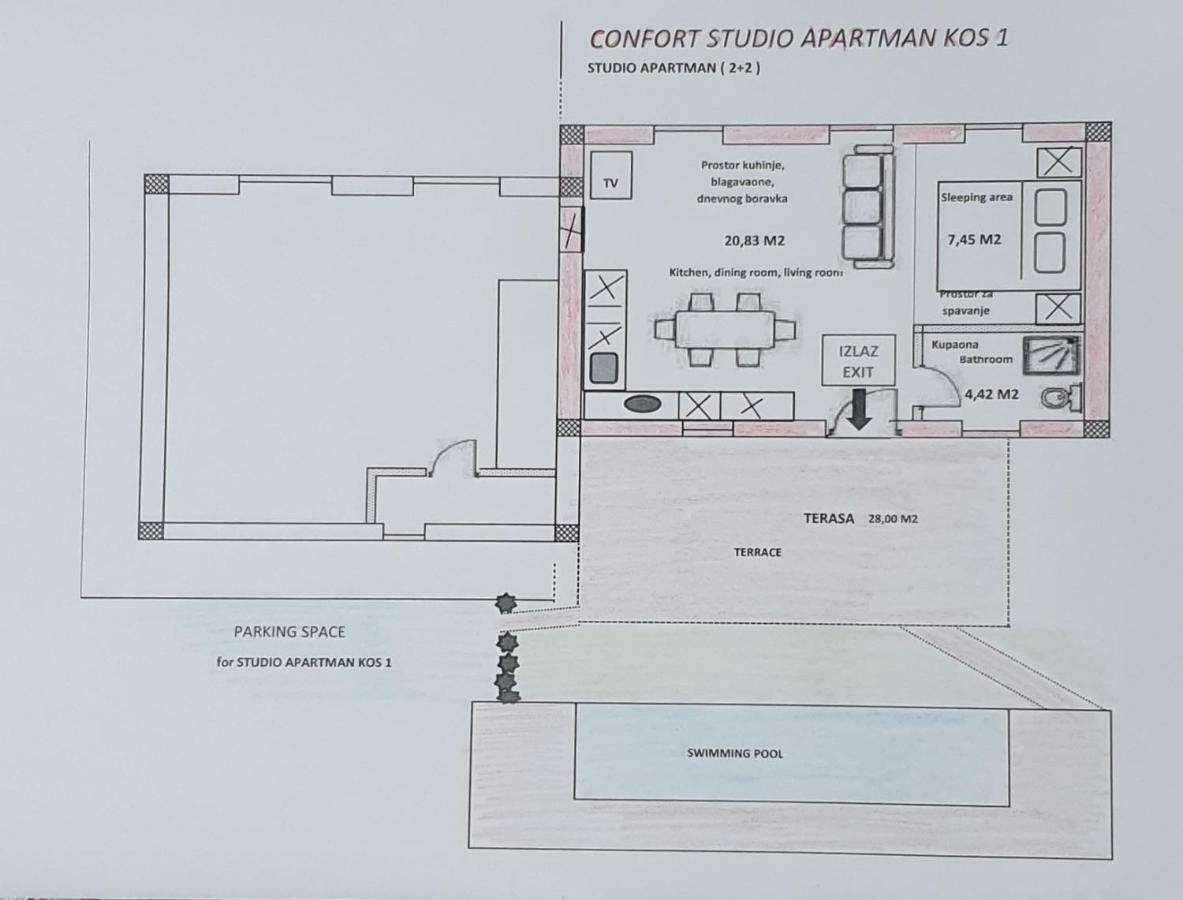 Villa Kos Lupoglav  Екстер'єр фото